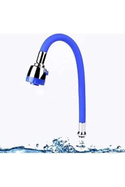 Mena Rise Diyar-Ifırsatshop Spiral Colorful Kubar Sink with Movable Head, Kitchen Flexible Faucet Pipe Silicone