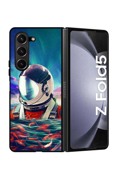 Covernex غطاء حماية لهاتف سامسونج جالاكسي زد فولد 5 بتصميم رائد فضاء في بحر ا...