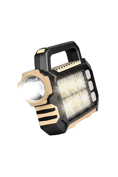 divendi-ro Solar portable lamp 8029 with 1 LED + 54 COB, flashlight with handle, mobile charging function