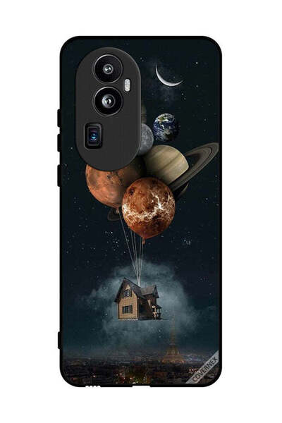 Covernex غطاء حماية لهاتف Oppo Reno 10 Pro Plus - Balloon Planets Takes Home