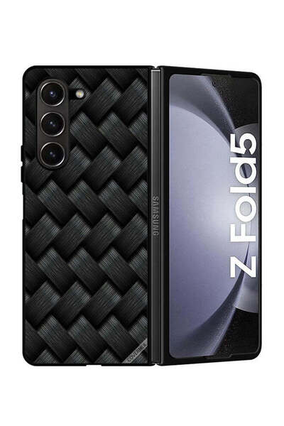 Covernex غطاء حماية لهاتف سامسونج جالاكسي زد فولد 5 بنمط خطوط داكنة