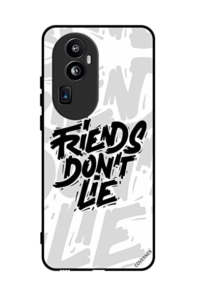 Covernex غطاء حماية لهاتف Oppo Reno 10 بتصميم صيني مطبوع عليه عبارة "الأصدقاء...