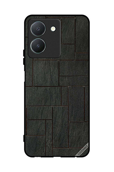 Covernex غطاء حماية لهاتف Vivo Y36 5G بنمط جدار حجري