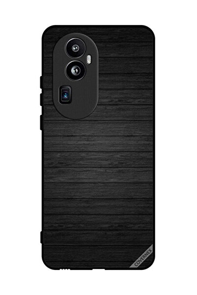 Covernex غطاء حماية لهاتف Oppo Reno 10 Pro Plus بنمط خشبي داكن