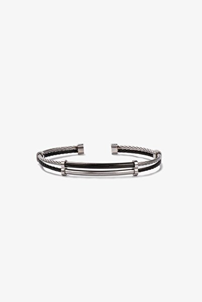Getto Deri Halfmoon Steel Bracelet
