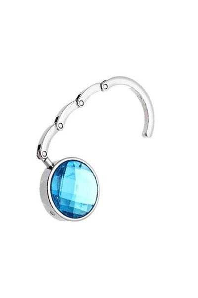 dalimag Carlig pentru geanta albastru de mana, metal, masa, 8 cm