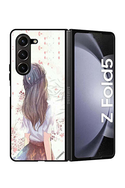Covernex غطاء حماية لهاتف سامسونج جالاكسي زد فولد 5، فتاة لطيفة في تفكير عميق
