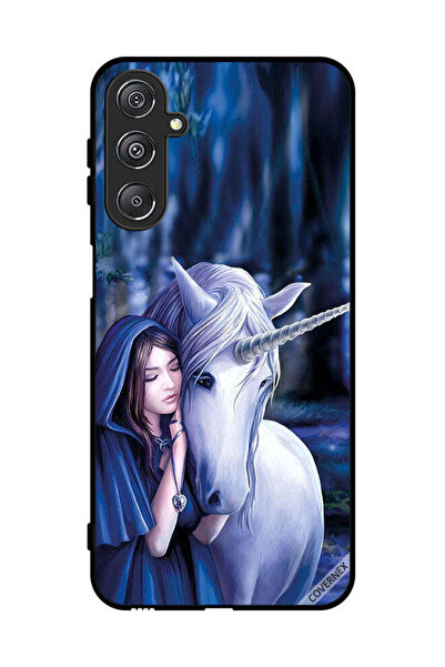 Covernex غطاء حماية لهاتف سامسونج جالاكسي M34 5G فتاة تحب وحيد القرن