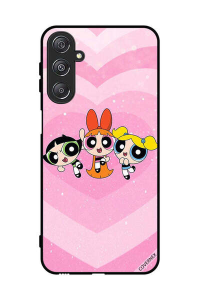 Covernex غطاء حماية لهاتف سامسونج جالاكسي M34 5G - رسوم متحركة لبنات القوة