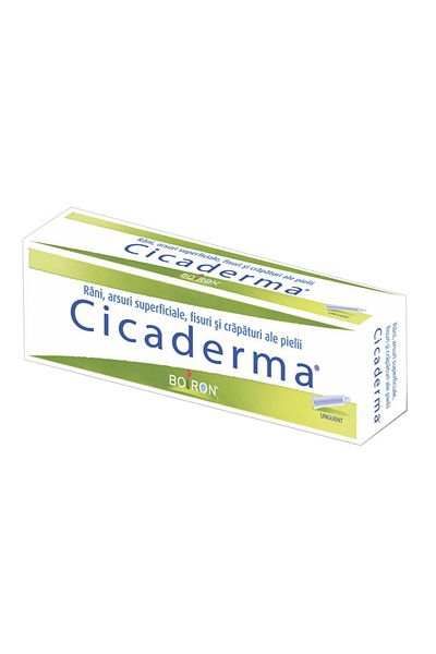 Boiron Cream, Boiron, Cicaderma, Homeopathic against Wounds, Burns, Cracks and Cracks of the Skin, 30gr