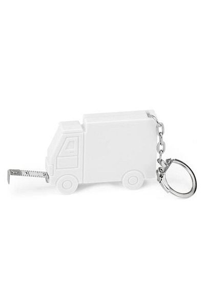 dalimag Ruleta Breloc, 1 m, Model Camion, Alb
