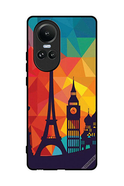 Covernex غطاء حماية لهاتف Oppo Reno10 بنمط باريس الملون