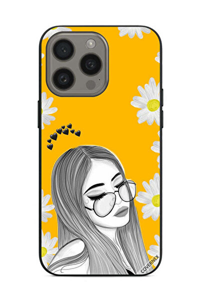 Covernex غطاء حماية لهاتف Apple iPhone 15 Pro Max - نظارات فتاة فنية