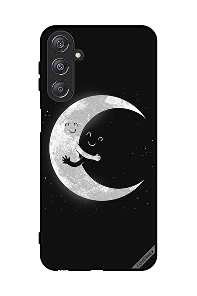 Covernex غطاء حماية لهاتف سامسونج جالاكسي M34 5G عناق القمر والسماء المظلمة