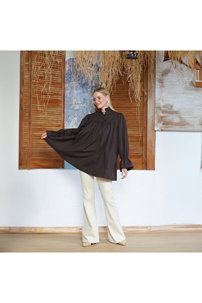 MİZZA COLLECTİON İSPANYOL PAÇA PANTOLON - KREM (%100 PAMUK)