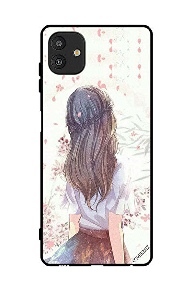 Covernex غطاء حماية لهاتف سامسونج جالاكسي M13 5G، فتاة لطيفة في تفكير عميق