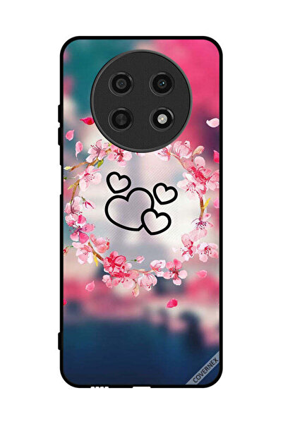 Covernex غطاء حماية لهاتف هواوي نوفا Y91 - مشبك فني على شكل قلوب