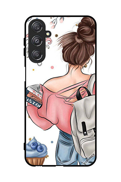 Covernex غطاء حماية لهاتف سامسونج جالاكسي M34 5G، كتب في فن يد الفتاة