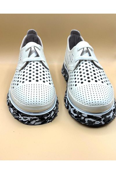 NEWGÜLTEKİN Genuine Leather Eva Sole Soft Lightweight Zimbali Full Summer Stylish Dad