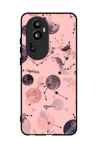 Covernex غطاء حماية لهاتف Oppo Reno 10 بتصميم فن الباستيل لأبراج الأبراج الصينية