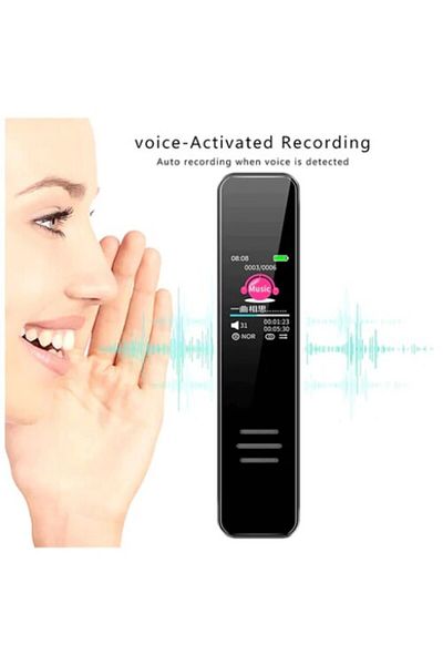 divendi-ro 8 GB recorder Digital display, 3 recording modes and up to 60h battery life