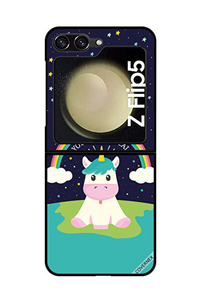 Covernex غطاء حماية لهاتف سامسونج جالاكسي زد فليب 5 - وحيد القرن السحري