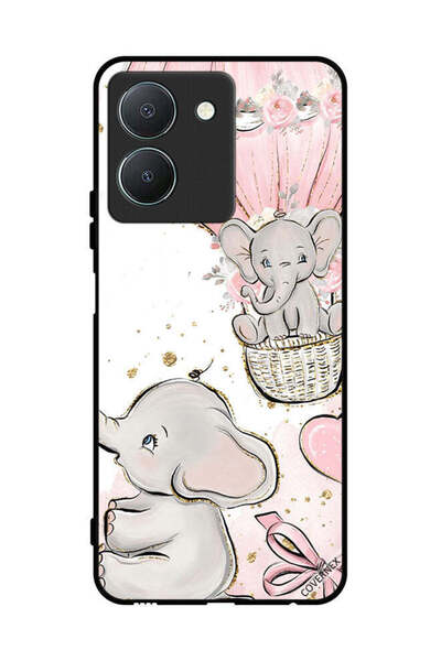 Covernex غطاء حماية لهاتف Vivo Y36 5G برسومات فيلة صغيرة