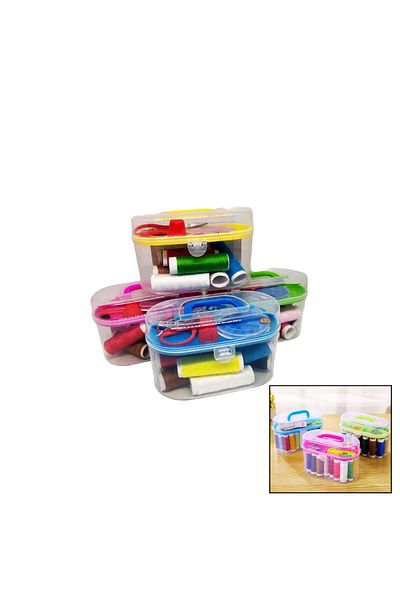 Mena Rise Diyar-Ifırsatshop Bag Sewing Set Thread - Measurement Tape - Textile Scissors - Needle - Ring 1