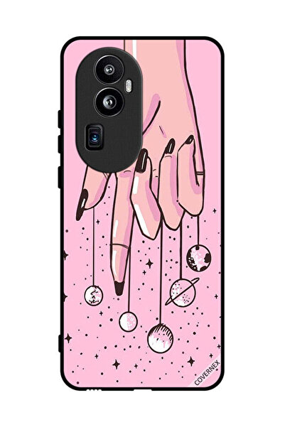 Covernex غطاء حماية لهاتف Oppo Reno 10 Pro Plus - كواكب معلقة على الأصابع