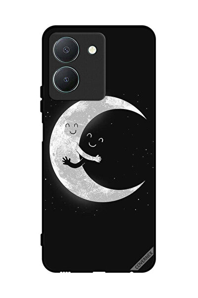 Covernex غطاء حماية لهاتف Vivo Y36 5G مع عناق القمر والسماء المظلمة