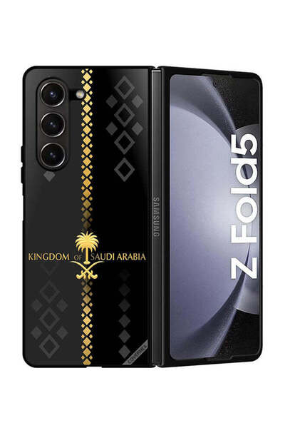 Covernex غطاء حماية لهاتف سامسونج جالاكسي زد فولد 5 بنقشة المملكة العربية الس...