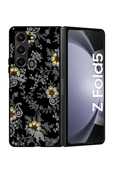 Covernex غطاء حماية لهاتف سامسونج جالاكسي زد فولد 5 بخلفية زهور فنية