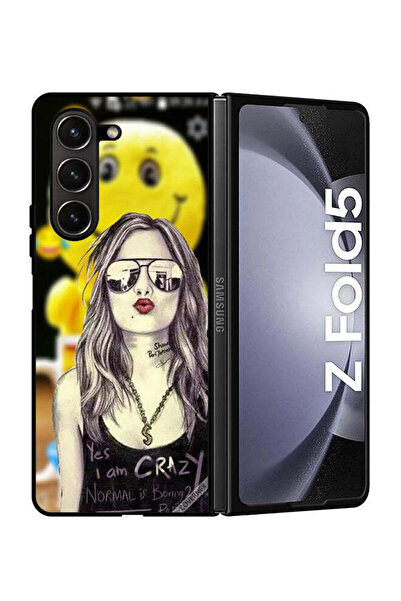 Covernex غطاء حماية لهاتف سامسونج جالاكسي زد فولد 5 نعم أنا مجنون، العادي ممل