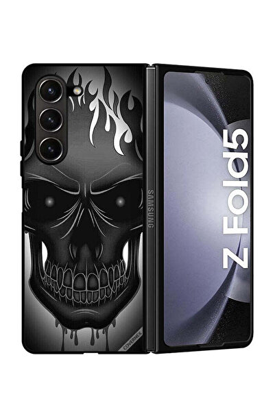 Covernex غطاء حماية لهاتف سامسونج جالاكسي زد فولد 5 برسومات جمجمة