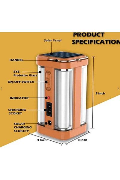 divendi-ro Solar camping lamp HG-35 with 32 leds, lantern type