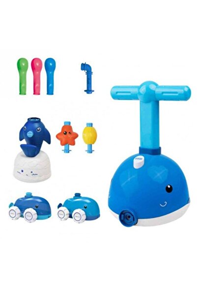 Ikonka Set Jucarie Pentru Copii, Masinutele Zburatoare, Lansator Baloane, 2 M...