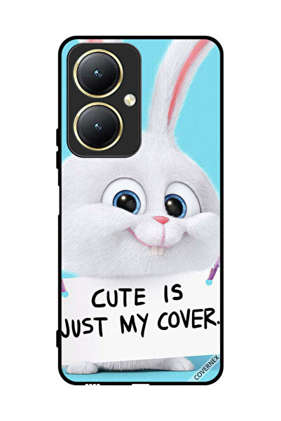 Covernex غطاء حماية لهاتف vivo Y35 Plus 5G، أرنب لطيف هو مجرد غطاء لي
