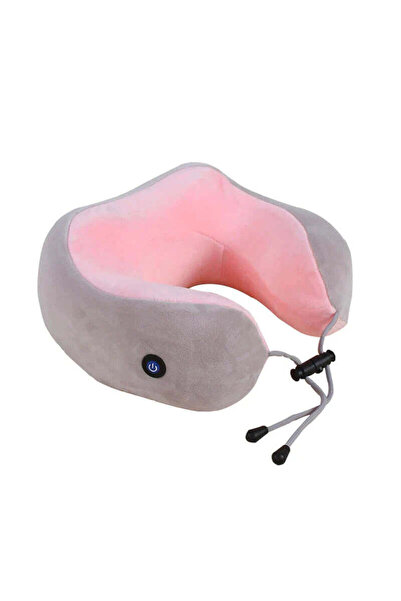 divendi-ro Pernă de masaj electrică cu spumă cu memorie, încărcare USB - maro