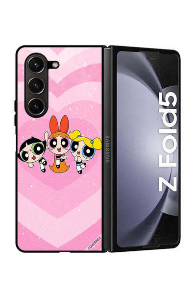 Covernex غطاء حماية لهاتف سامسونج جالاكسي زد فولد 5 - رسوم متحركة للفتيات الق...