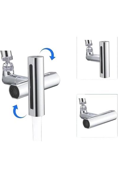 Mena Rise Sirinshop 360 °   Rotatable Universal Faucet Tip - Versatile Rotating m with 4 Different Water Outlet Modes