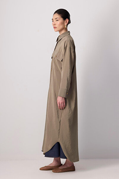 Touché Privé Pocketed Kupra Long Jacket