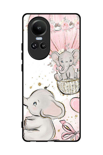 Covernex غطاء حماية لهاتف Oppo Reno10 Pro - رسمة فيلة صغيرة