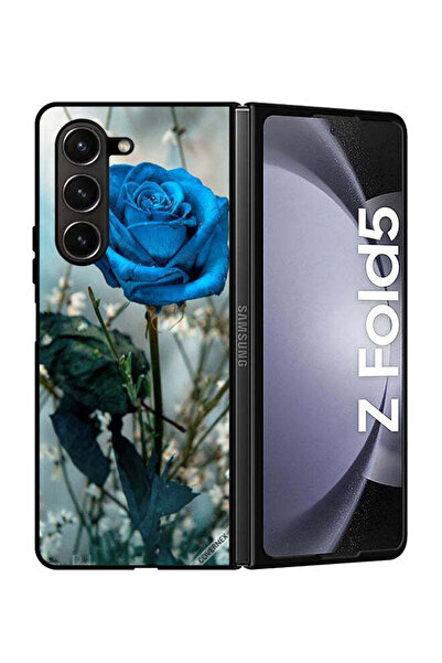 Covernex غطاء حماية لهاتف سامسونج جالاكسي زد فولد 5 - أزرق وردي