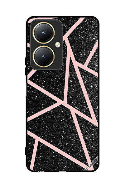 Covernex غطاء حماية لهاتف vivo Y35 Plus 5G بنقشة بريقات ومسارات