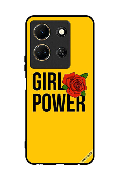 Covernex غطاء حماية لهاتف إنفينيكس نوت 30 - جيرل باور يلو