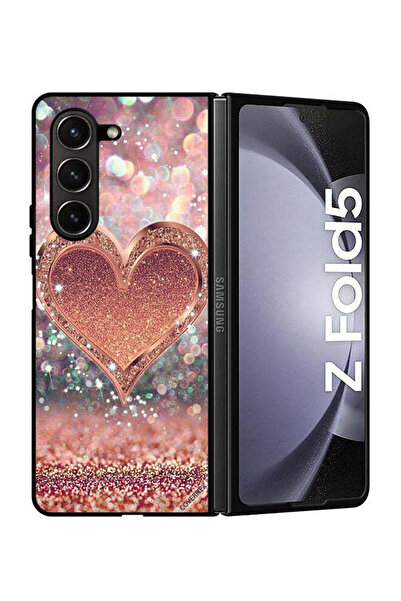 Covernex غطاء حماية لهاتف سامسونج جالاكسي زد فولد 5 بقلب لامع