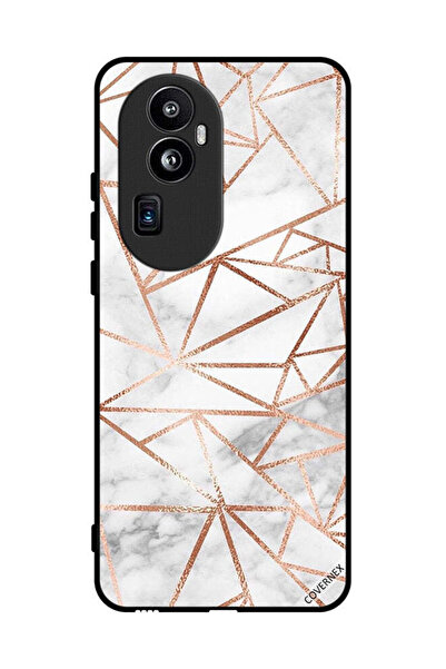 Covernex غطاء حماية لهاتف Oppo Reno 10 بنمط رخامي صيني وورق حائط