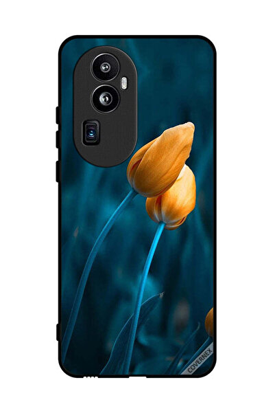 Covernex غطاء حماية لهاتف Oppo Reno 10 Pro Plus مع زهرتين لطيفتين