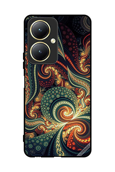 Covernex غطاء حماية لهاتف فيفو Y27 4G بنمط ماندالا عتيق