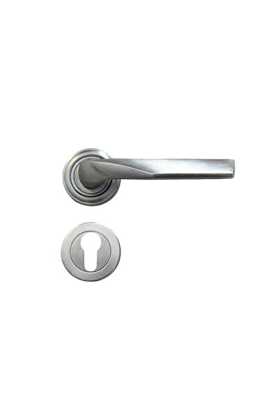 Hızır مقبض باب من الفولاذ المقاوم للصدأ من النحاس الساتان الكروم من Willow، ف...